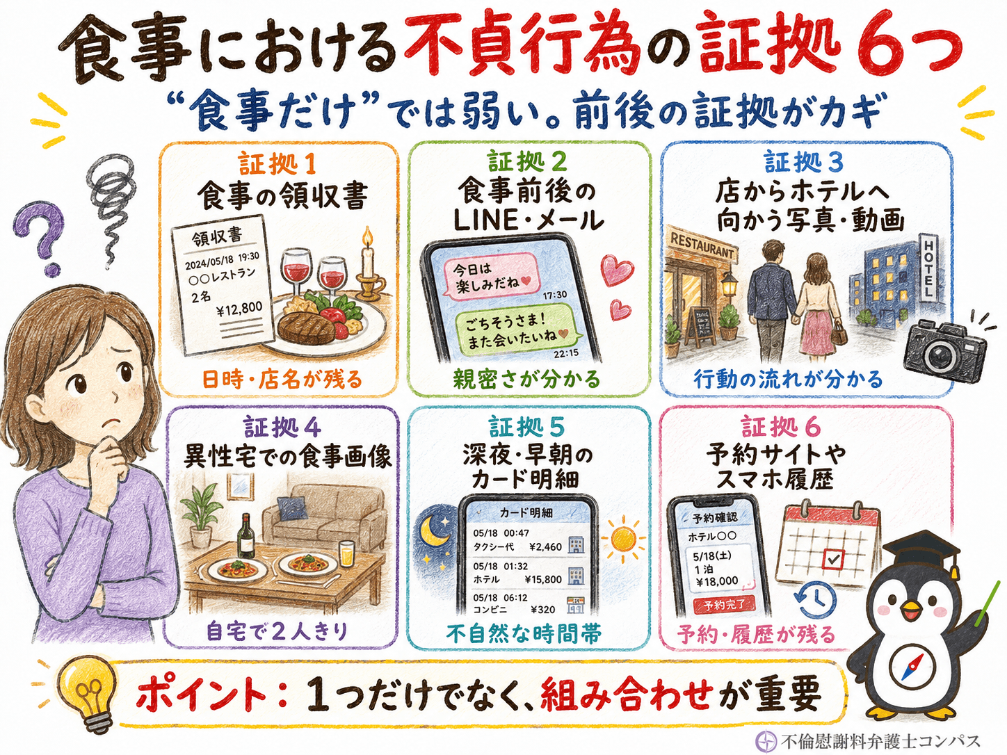 ４章　食事における不貞行為の証拠